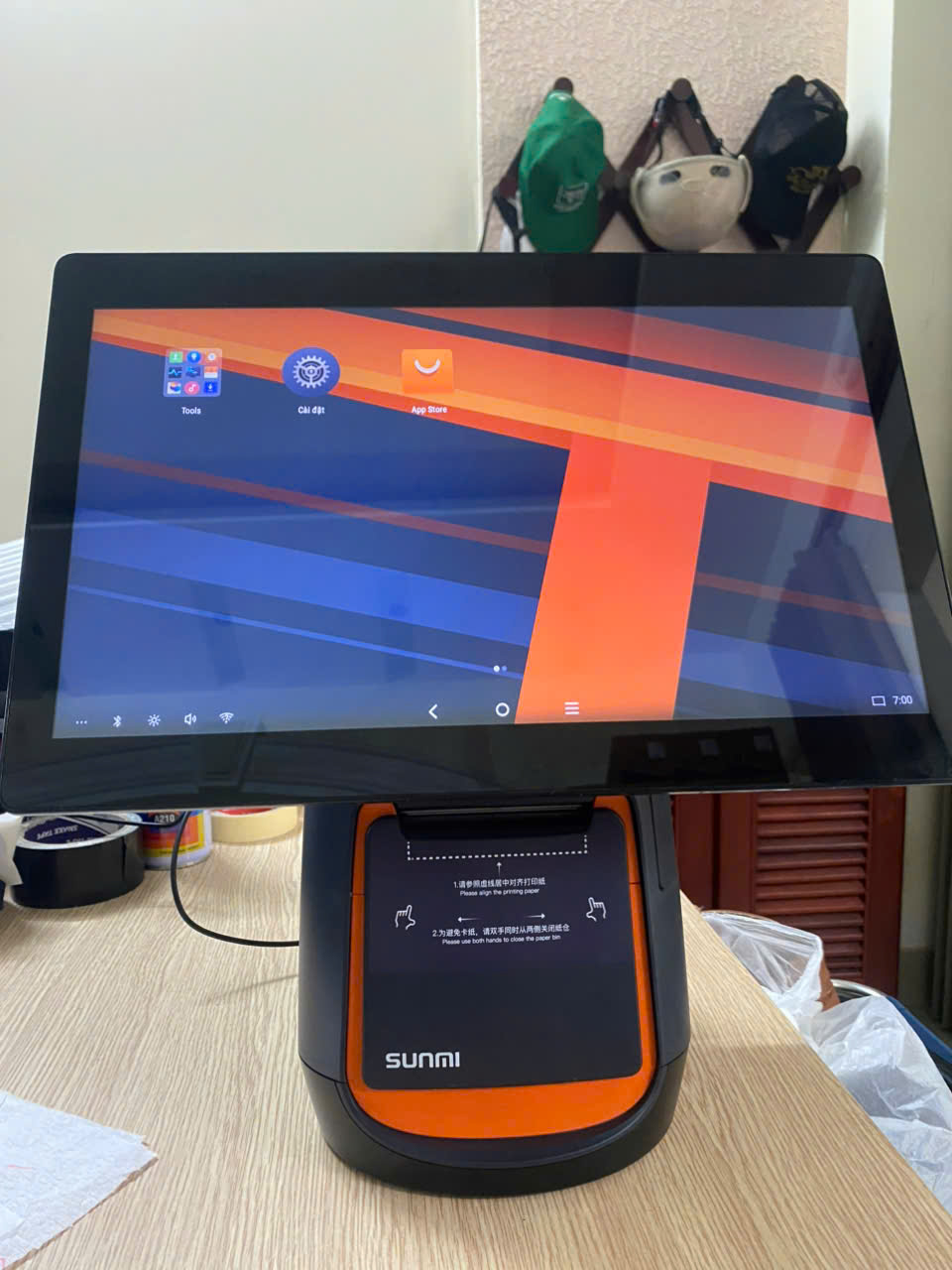 MÁY POS SUNMI T2 2 MÀN HÌNH (Thanh lý)