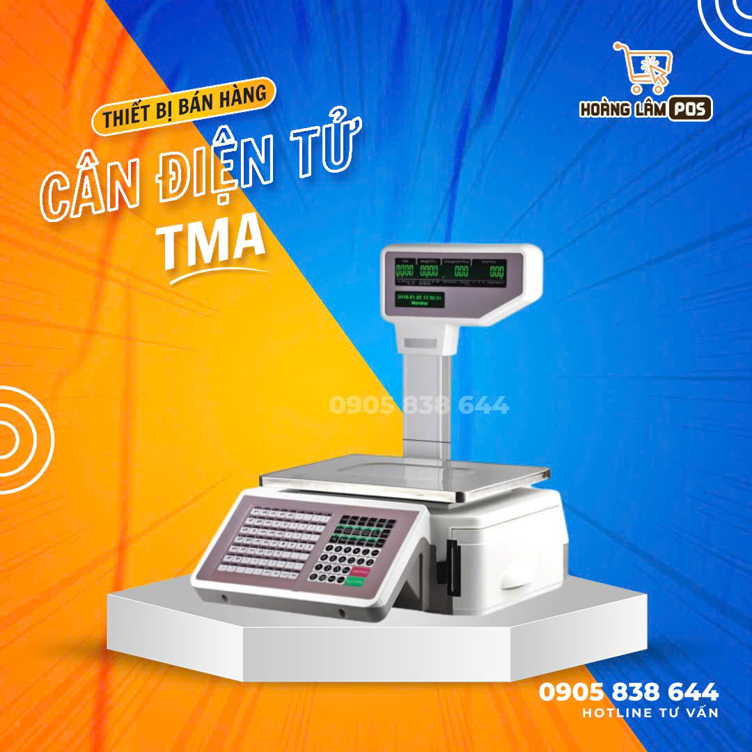 CÂN IN TEM MÃ VẠCH TMA 30KG