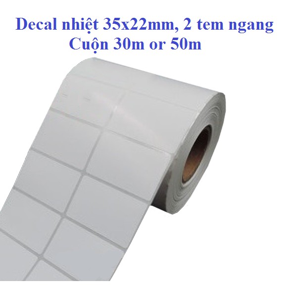 Decal 35x22mm x 2 tem