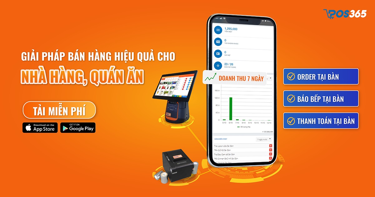 Phần mềm POS365 12 Tháng